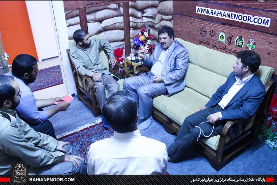 بازدید رئیس شورای اسلامی شهر سنندج از قرارگاه مشترک راهیان نور شمالغرب