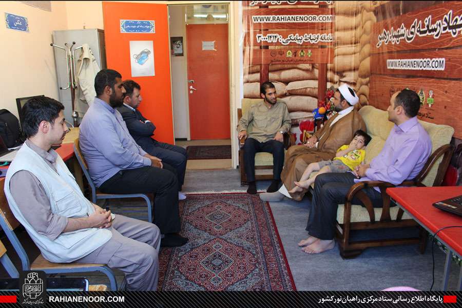 حضور مدیرکل فرهنگ و ارشاد اسلامی استان کردستان در مرکز جهاد رسانه ای شهید رهبر