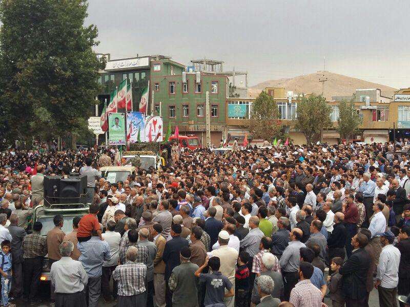 عطر شهیدان در شهر قروه پیچید+تصاویر