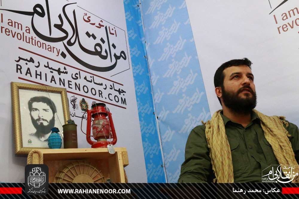 حضور سید امیر حسینی از مداحان انقلابی کشور در مرکز جهاد رسانه ای شهید رهبر