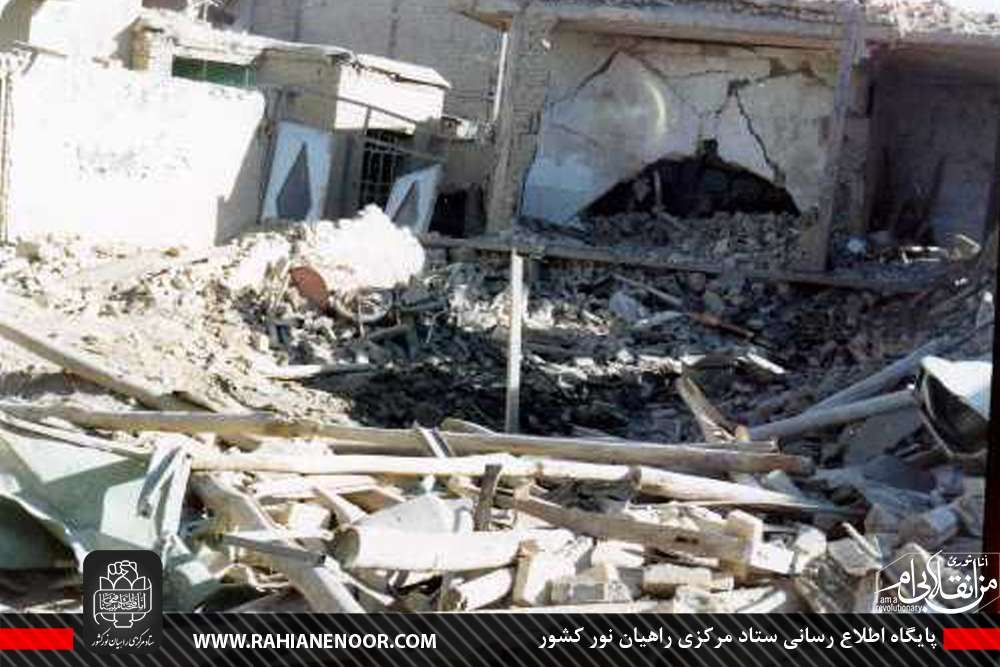 تصاویر دیده نشده از بمباران شهرستان اسلام آبادغرب در طول 8 سال دفاع مقدس