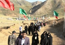 اعزام خانواده شهدای مناطق عملیاتی سردشت از سمنان به اردوی راهیان نور