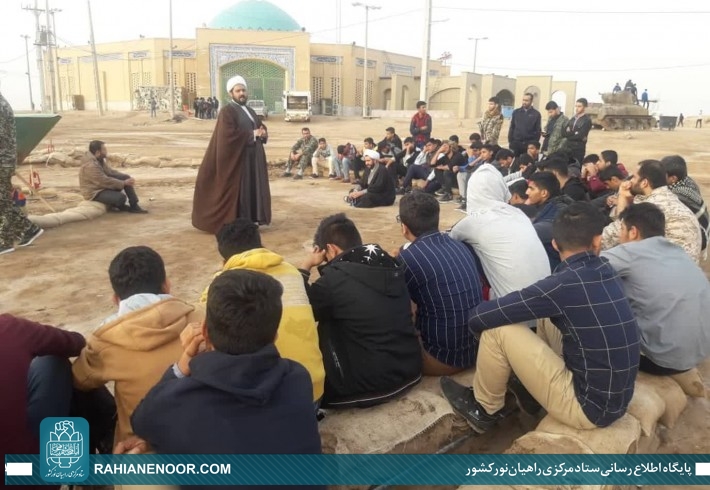 حضور دانش آموزان شیعه و سنی در مناطق عملیاتی دفاع مقدس