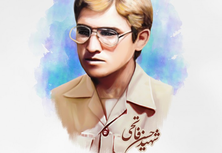 لوح نقاشی دیجیتال شهید حسن فاتحی
