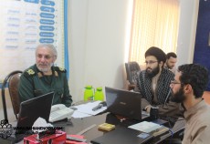 سردار ادیبی از مرکز جهاد رسانه‌ای راهیان نور بازدید کرد