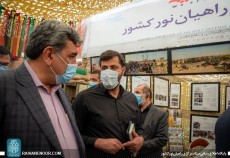 گزارش تصویری  بازدید شهردار تهران از غرفه های بنیاد حفظ آثار و نشر ارزشهای دفاع مقدس