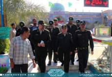 حضور فرمانده انتظامی استان خوزستان در یادمان شهدای هویزه