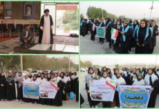 استان خوزستان |  اعزام کاروان راهیان نور دختران دانش آموز هندیجان به مناطق عملیاتی جنوب