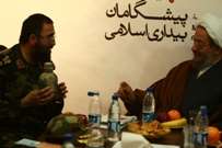 حضور آیت الله مقتدایی پادگان شهید محمودوند اهواز