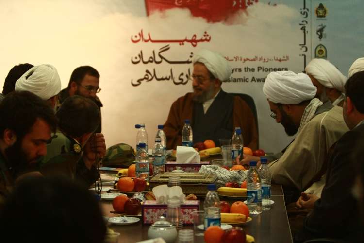حضور آیت الله مقتدایی پادگان شهید محمودوند اهواز