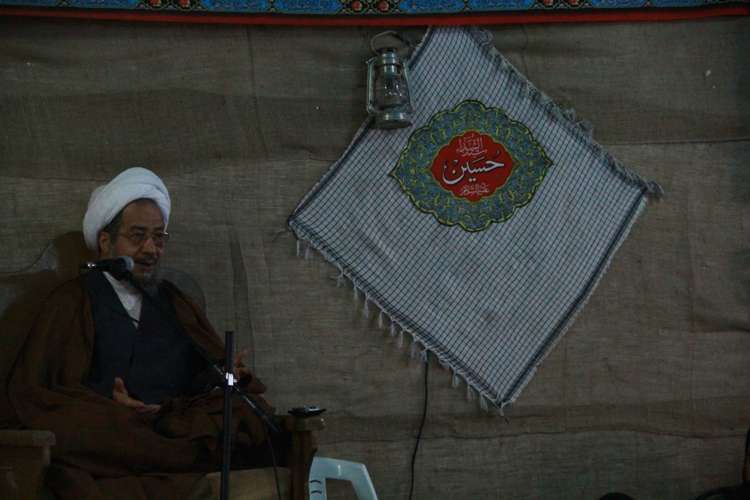 حضور آیت الله مقتدایی پادگان شهید محمودوند اهواز