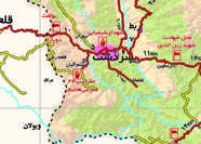 نقشه مناطق شمالغرب