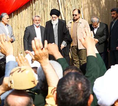 6 فروردین پاسداشت حضور امام خامنه ای در یادمان شهدای شرق کارون