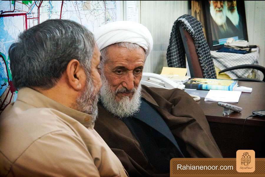فیلم/ امام جمعه موقت تهران در قرارگاه مشترک راهیان نور جنوب