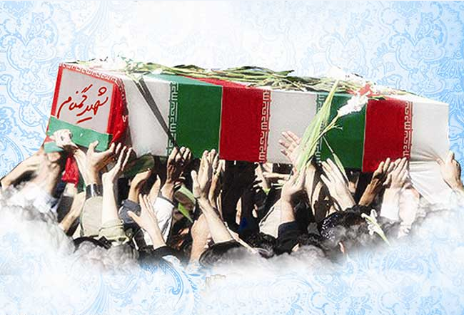ورود پیکر مطهر 20 یادگار دوران دفاع مقدس