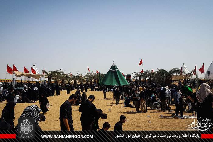 گزارش تصویری/حضور پر شور مردمی در ظهر عاشورا فکه  96