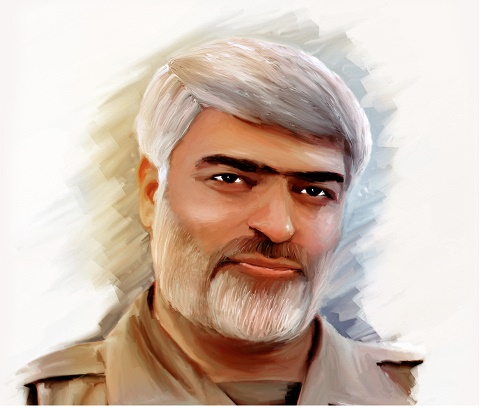 نقاشی دیجیتال/ خادم الحسین (ع)